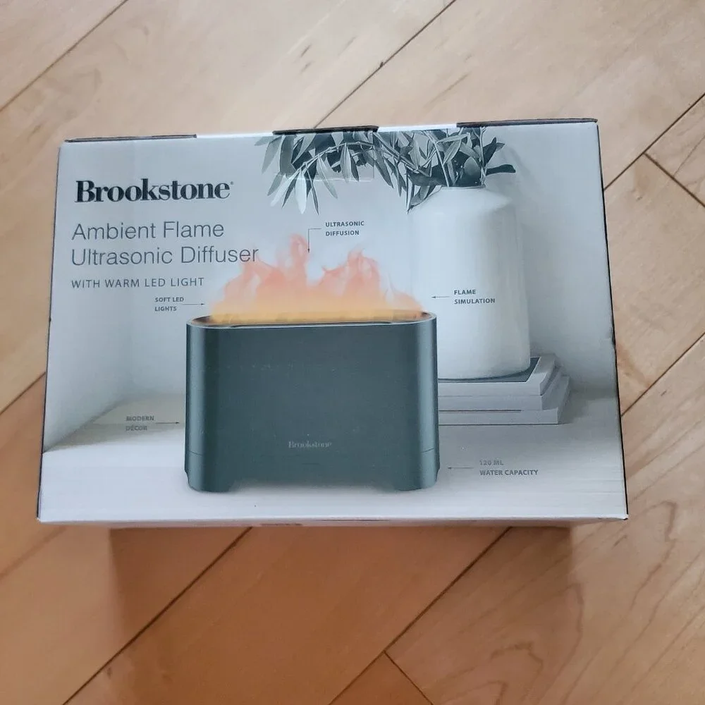 Brookstone Mini Ambient Flame Ultrasonic Diffuser